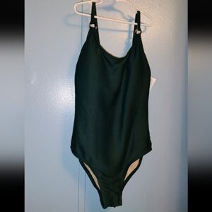 Davina  Forest Green One-Piece Swimsuit